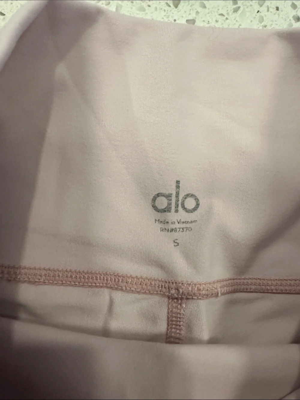 ALO Yoga Soft Blush High-Rise Bike Shorts 5 inch size XS